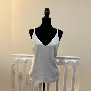 White House Black Market/WHBM Classic White Cami